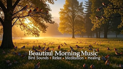🌞 Beautiful Morning Music – Bird Sounds, Relaxing Music, Meditation & Healing Peaceful Music