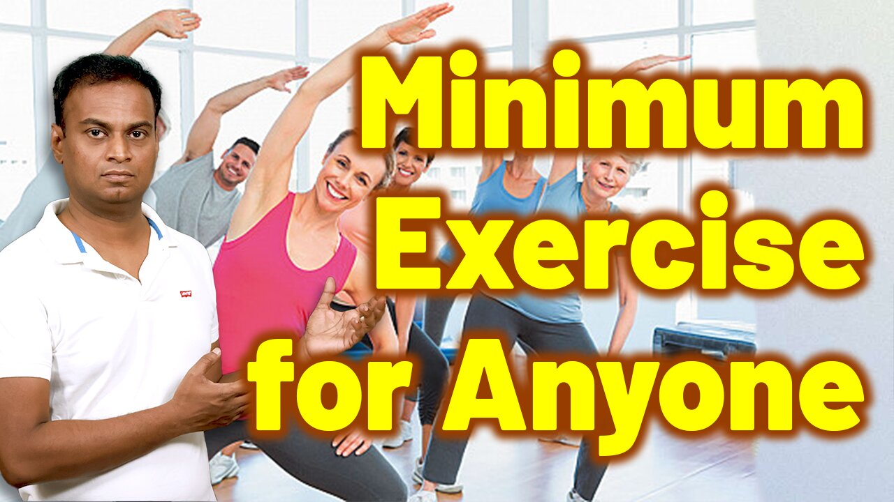 Minimum Exercise For Anyone to Get Healthy and Fitness | Zone 2 Cadio Home Exercise Routine