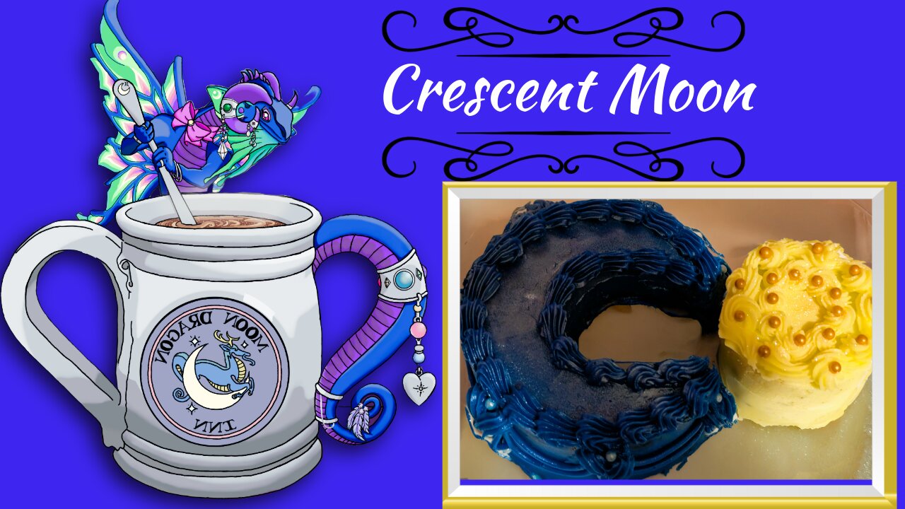 Decorate a CrecsentMoon Cake With Me