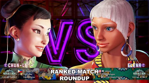Kuya Kalbo SF6 Ranked Match Roundup. Chun Li Master Rank [Hori Fight Stick]