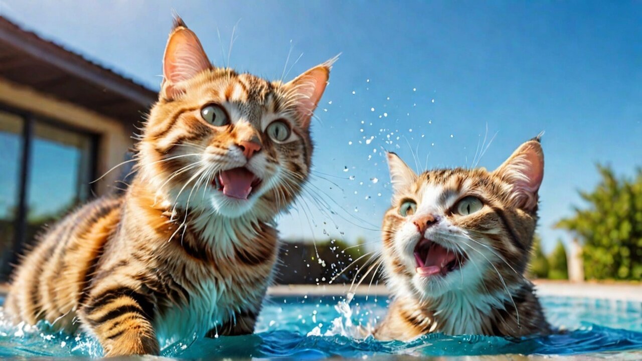 Cat 🐈 dancing 💃 in Indian dresses 🇮🇳.