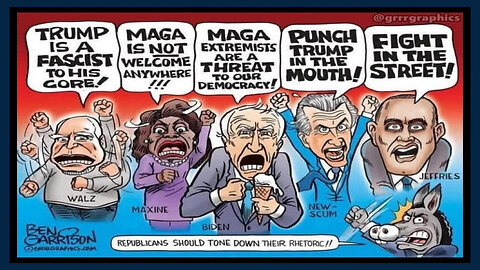 🎯 President Trump is Not Inciting Violence or Causing Divide By Calling the Left Lunatics ⟡ The Democrat and Media Rhetoric Is