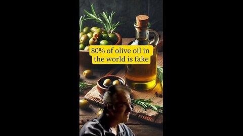 80% of Olive Oil in the world is fake.