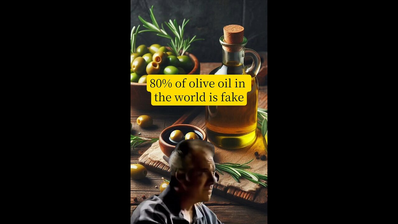 80% of Olive Oil in the world is fake.