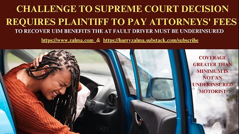 Challenge to Supreme Court Decision Requires Plaintiff to Pay Attorneys' Fees