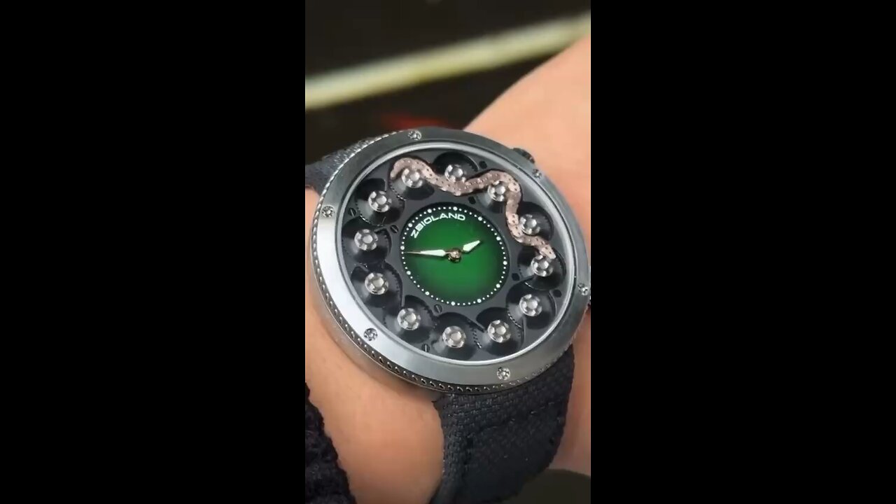 This stunning snake watch would only set you back $3000 USD #wow