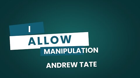 I allow manipulation to find out where my enemy wants me to go.