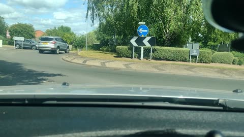 Driving through warwickshire