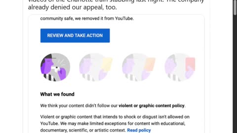 YouTube Censors Headline USA’s Footage of Charlotte Train Stabbing