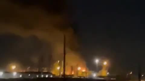 Drones Smash Into Oil Refinery in Krasnodar, Russia