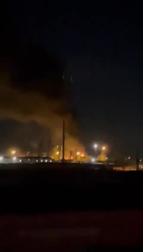 Drones Smash Into Oil Refinery in Krasnodar, Russia