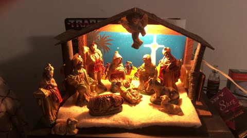 Sears Manger Nativity set.