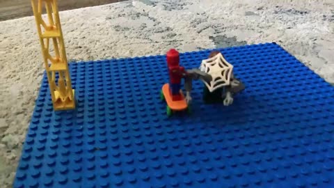 Webbed! #stopmotionanimation #animation #llamaking #lego
