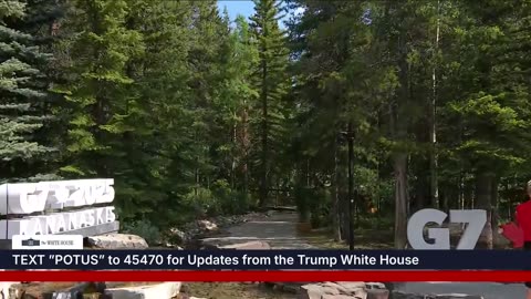 President Trump Attends the G7 Official Welcome
