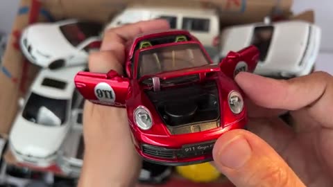 Box Full of German Diecast Car Models BMW, Audi, Mercedes, VW, Porsche_part1