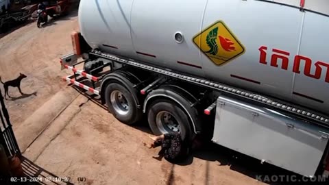 Woman Uses A Tanker Truck To Commit Suicide