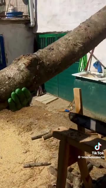 Wood cutting hack