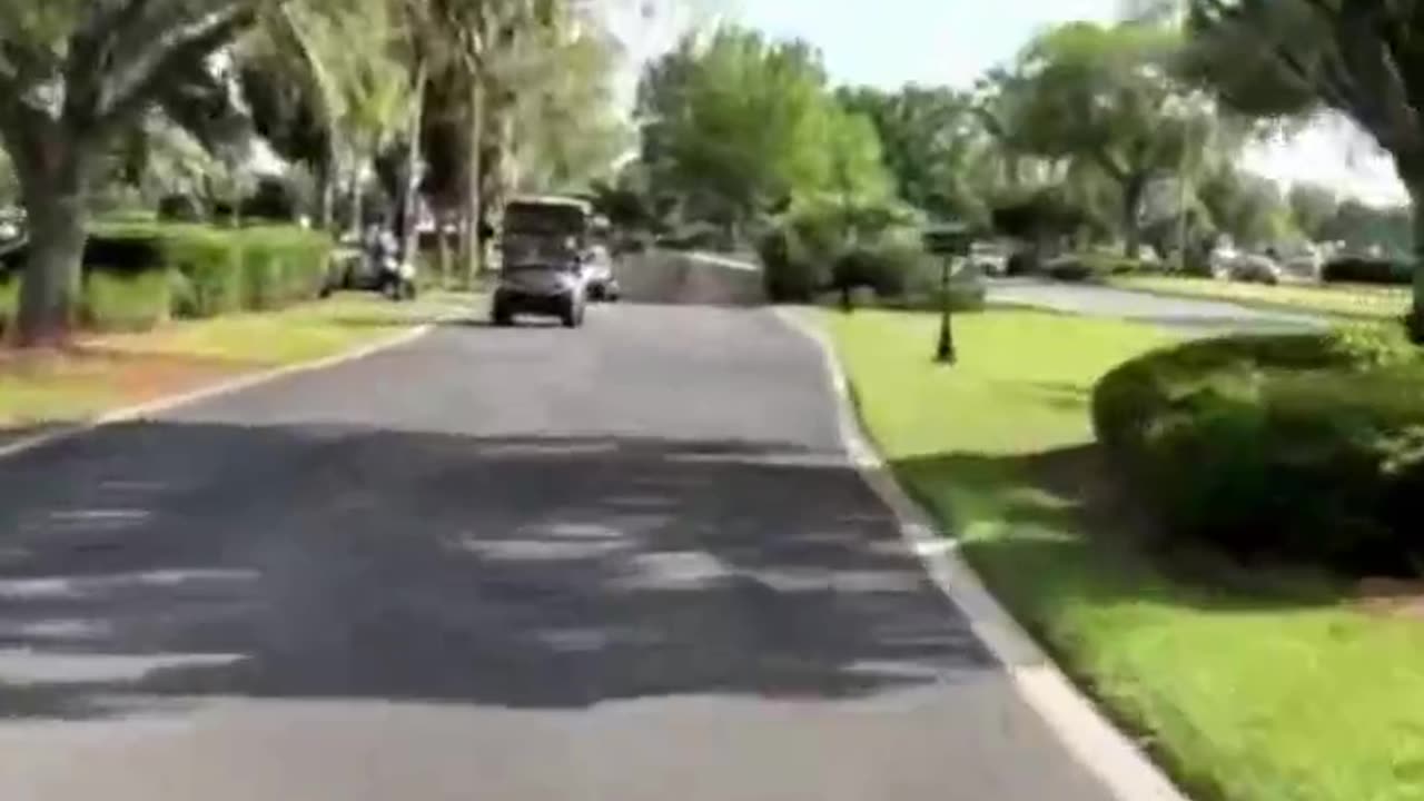 Golf Cart Ride to Open House