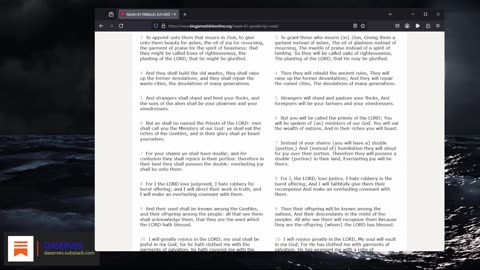 Isaiah 61-62