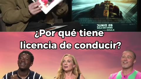 Mamá, hice reir a Brad Pitt 🥲 y me “afirmó” ser buñuelo al volante #humor #chisme #f1lapelicula #par