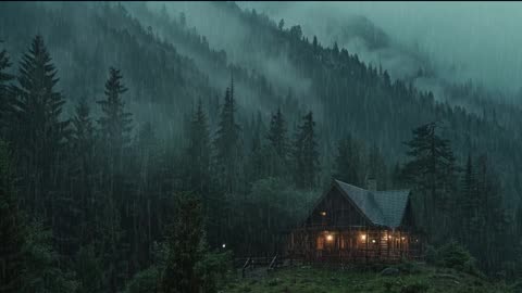 Rain & Thunder Meditation Music | Nature Sounds for Deep Sleep, Calm & Focus