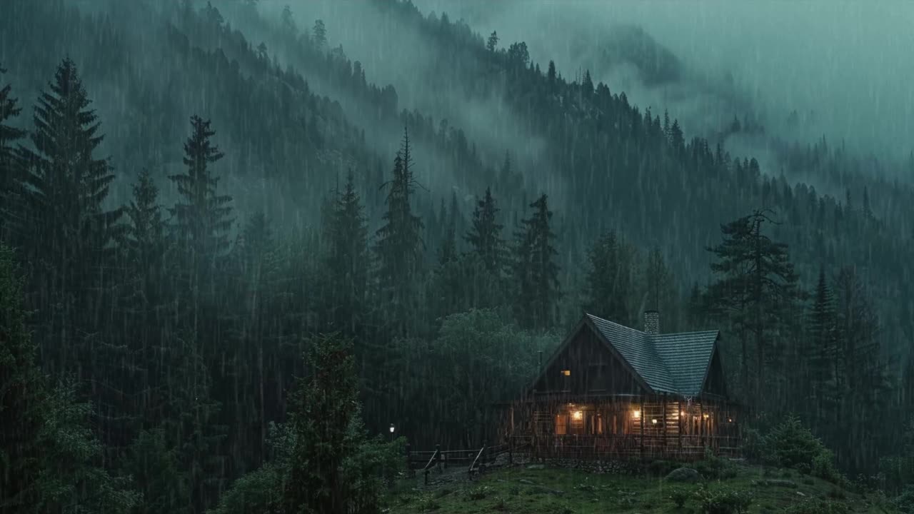Rain & Thunder Meditation Music | Nature Sounds for Deep Sleep, Calm & Focus