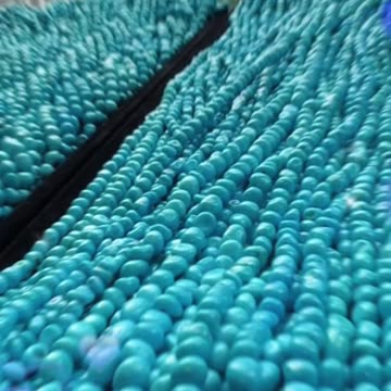 Tibetan Sacred Turquoise Breathing Living Bead