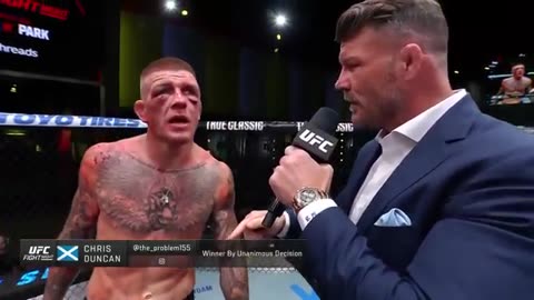 Chris Duncan Octagon Interview | UFC Vegas 108