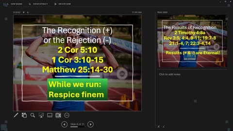 Sunday November 9, 2025 Crossing the Finish Line
