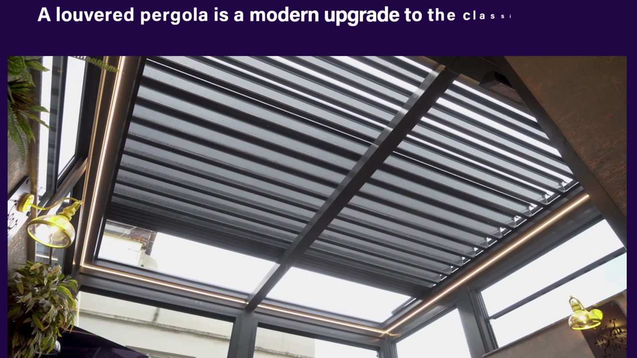Pergola With Louvers