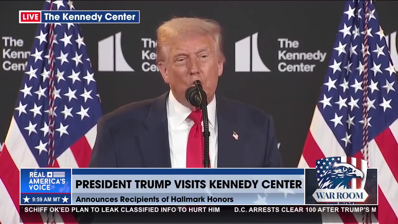 President Trump Visits The Kennedy Center