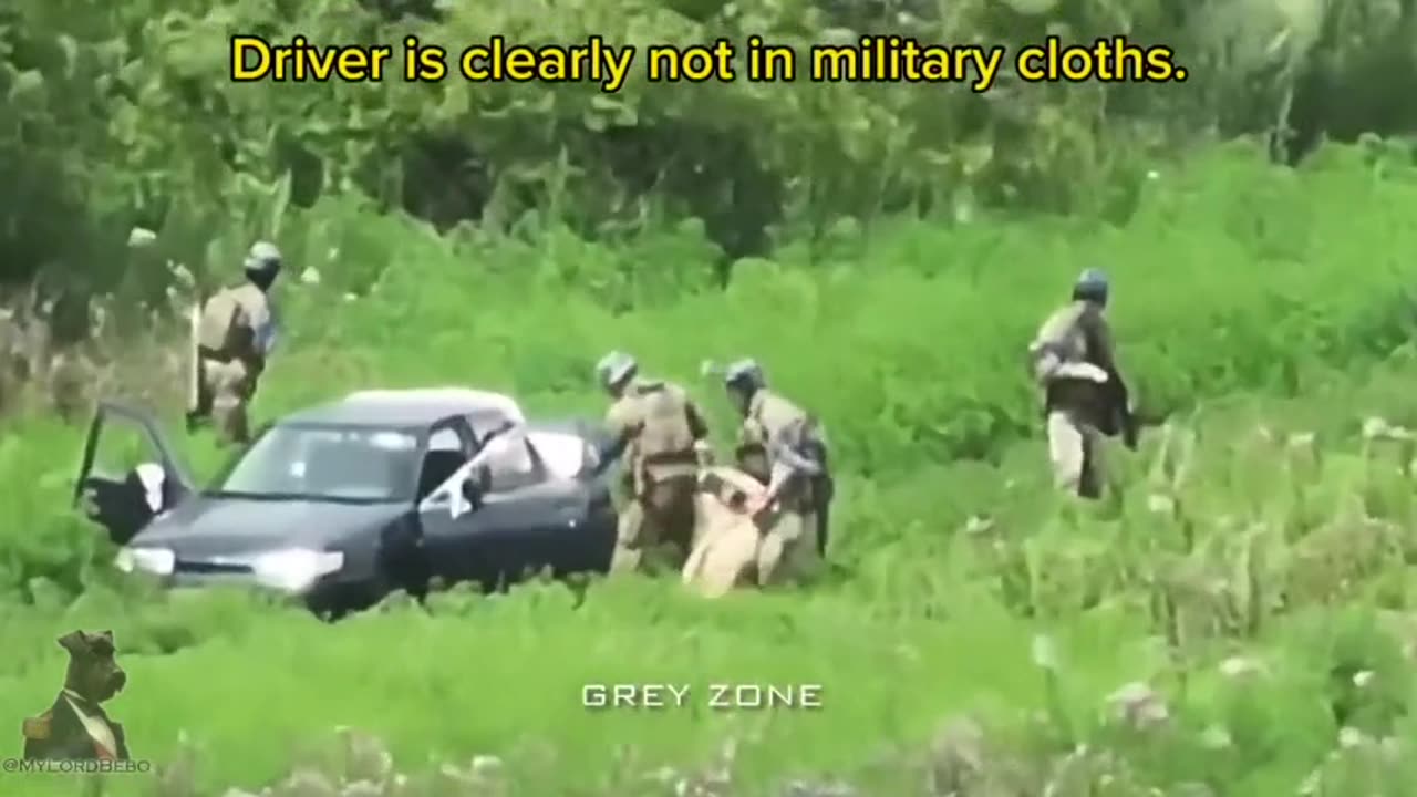 Ukrainian Troops Ambush a Civilian Car and Murder a Man Woman and Child