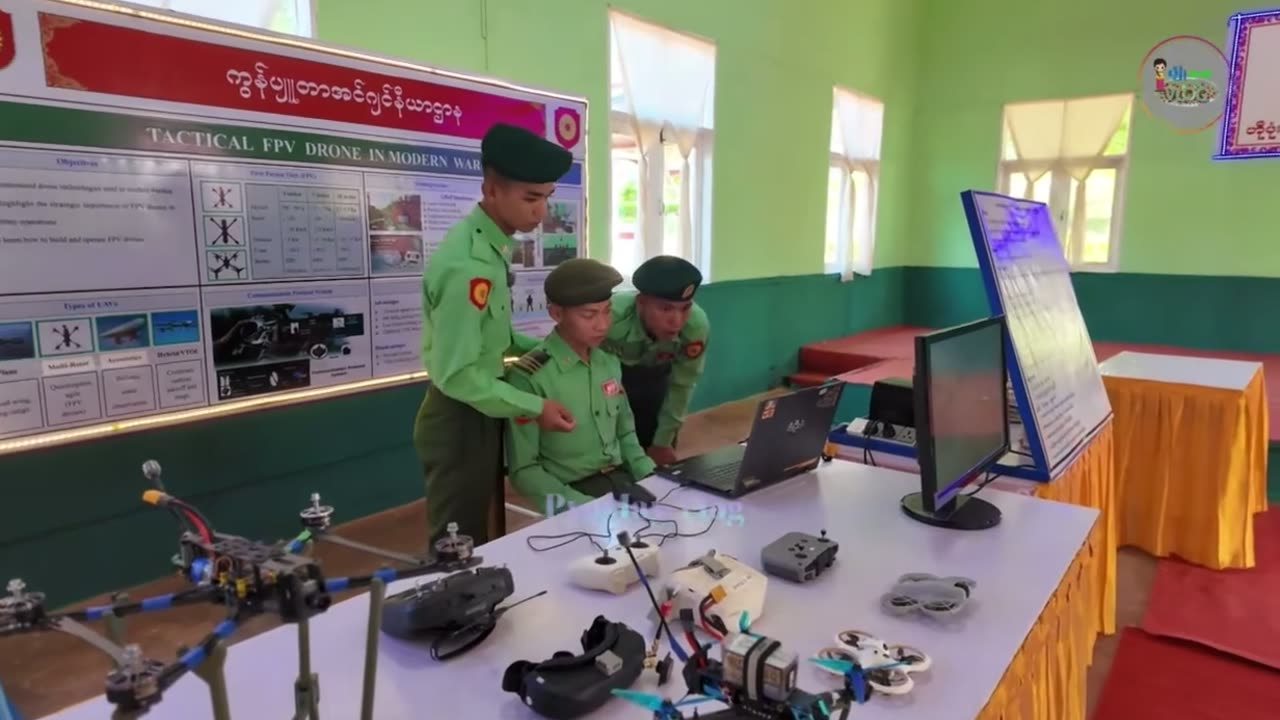 🎓🛸 Myanmar War | Junta Cadets Training on FPV Drone Technology | RCF