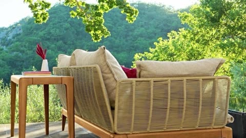 🌿Nature’s gift, your outdoor havenCrafted from teak’s rich, 🏖