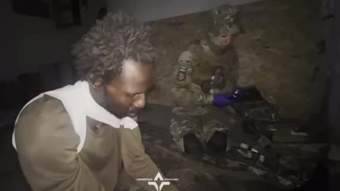 Medics Examine Ex-Convict from Nigeria Who Surrendered to Free Russian Army