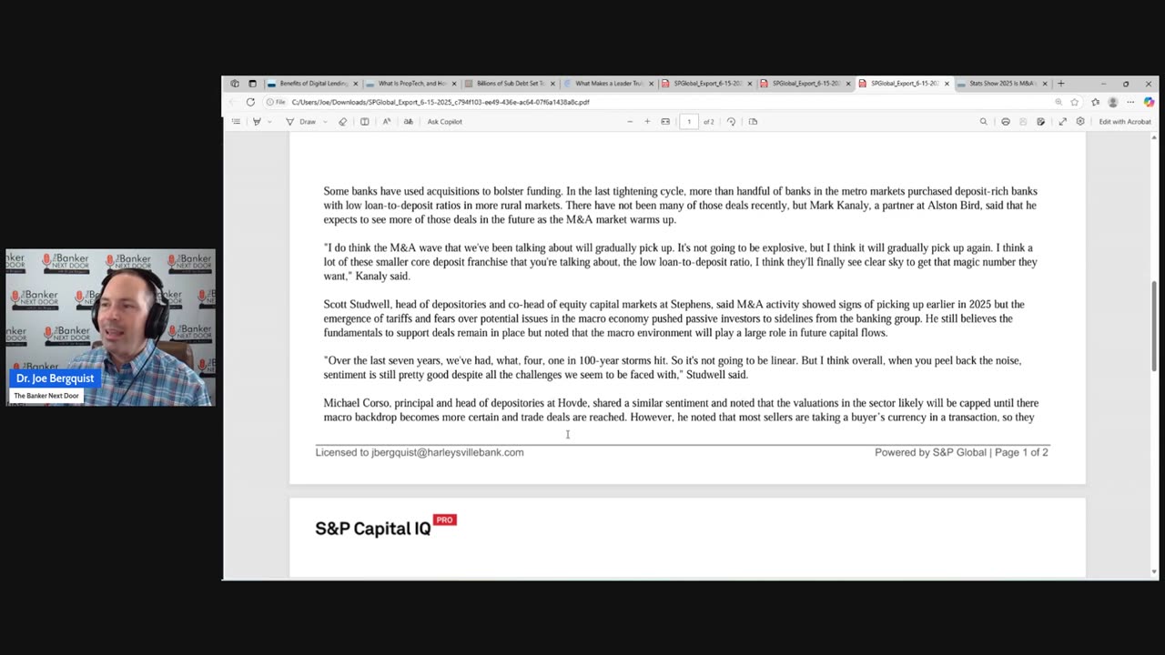 Episode 405: Bank M&A market update