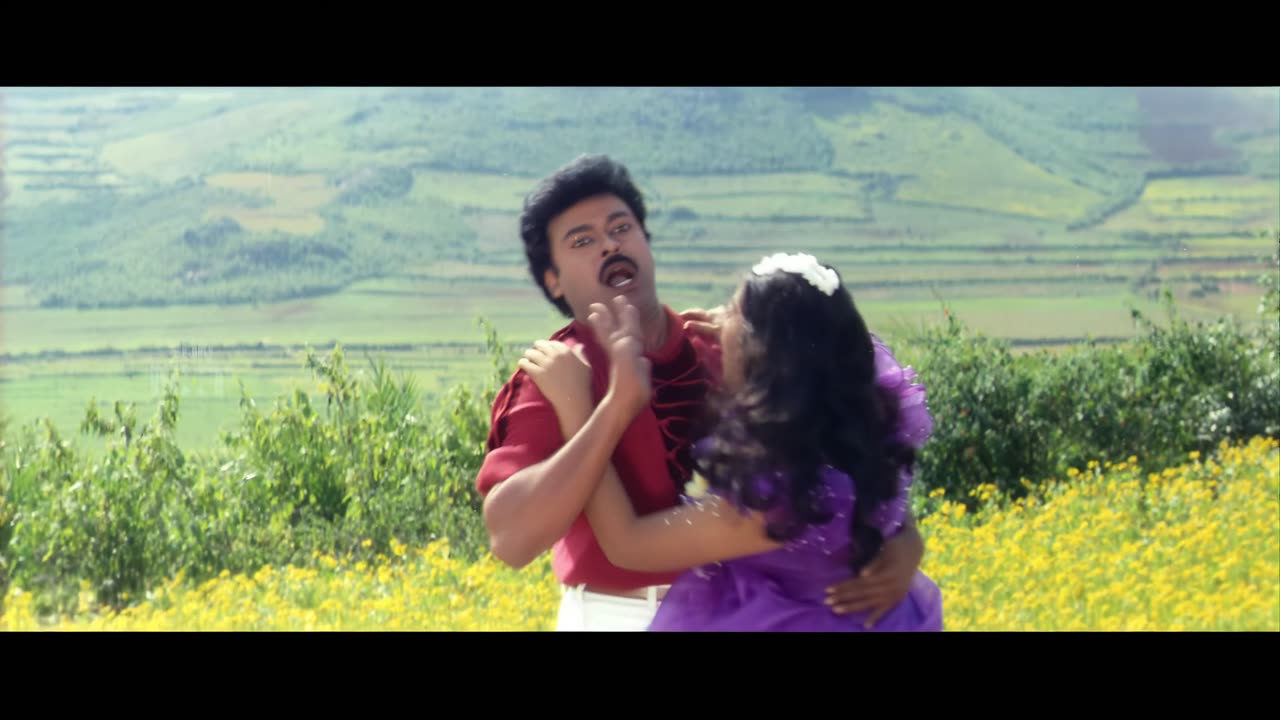 Anjanee Puthruda 4k Video Song Muta Mestri Movie Chiranjeevi _ Roja(4K_HD)