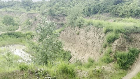 Off-Road Buggy Roars Uphill
