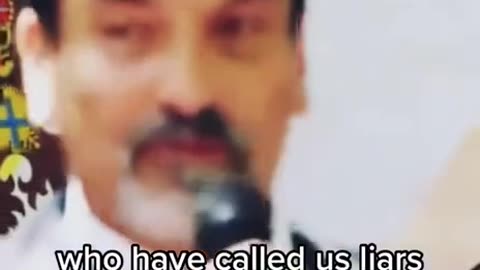 Lt. Col Riccardo Bosi with some truthful words