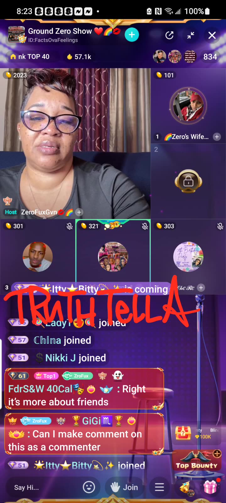 ZEROFUXGVN GROUND ZERO SHOW WITH VONVON, AYE CHERE, ACESOFAMOUS & ZERO WIFEY