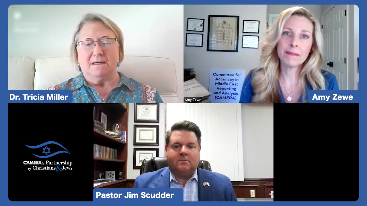 April 2, 2025: Pastor Jim Scudder and Dr. Tricia Miller - Solidarity with Israel]\