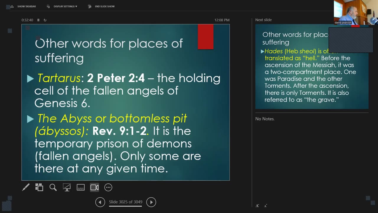Sunday March 30, 2025 Revelation: Lake of Fire: What will it be like?