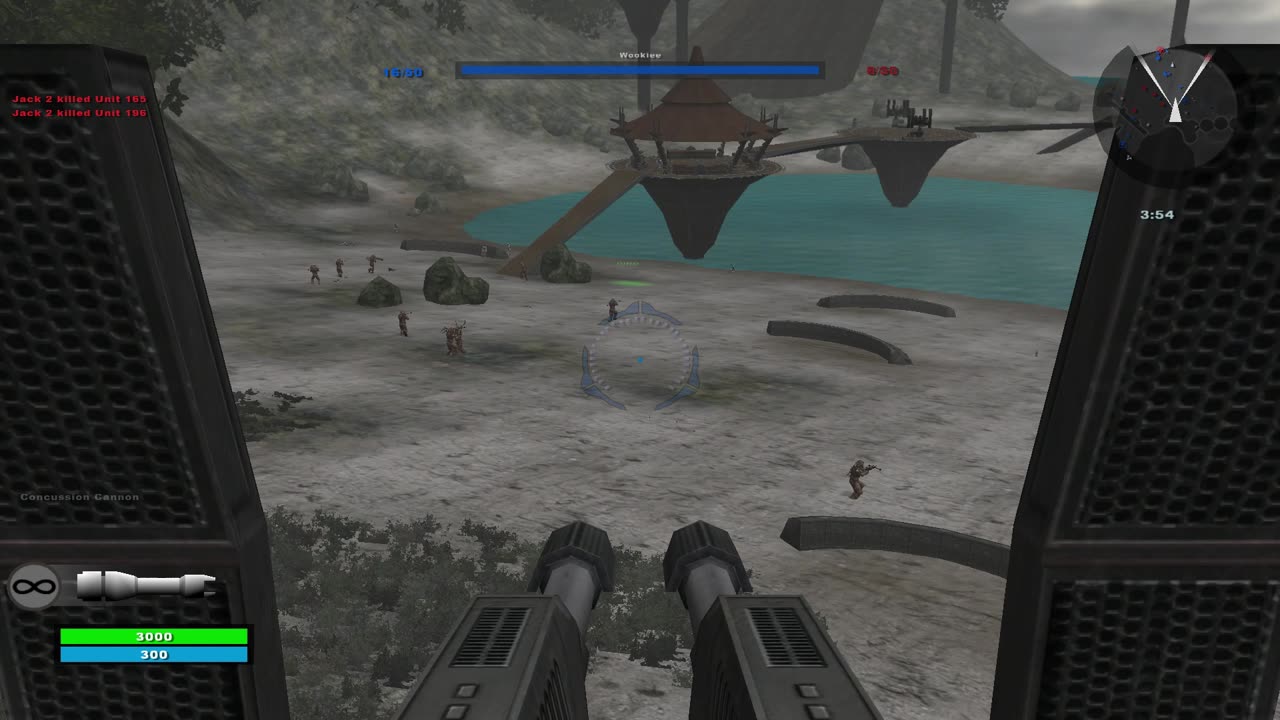 SWBF2 2005: Instant Action Hunt Wookiee Kashyyyk Gameplay