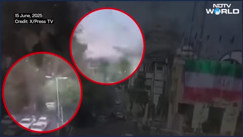 Israel Iran War Latest News | Israeli Strike Sends Civilian Cars Flying In Tehran