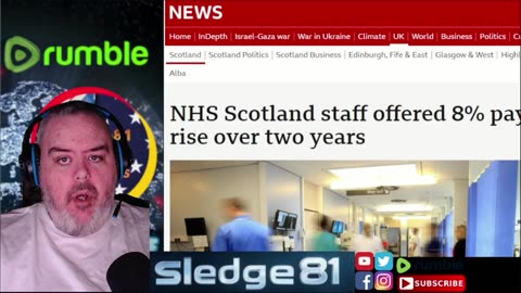 NHS scotland staff offered 8% pay rise costing 701 million