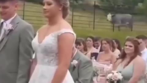 That’s definitely the best wedding memory ever 🤣
