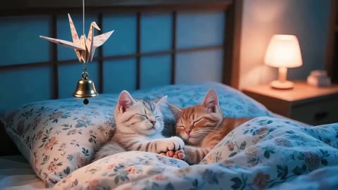 Tiger-Hat Kitten & Silver Gradient Kittens’ Nursing Home Sumo Cracks All Up, 3 Cats Bring Warmth