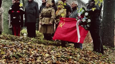 Slávnostné odhalenie zrekonštruovaného pamätníka sovietskeho vojaka Michaila