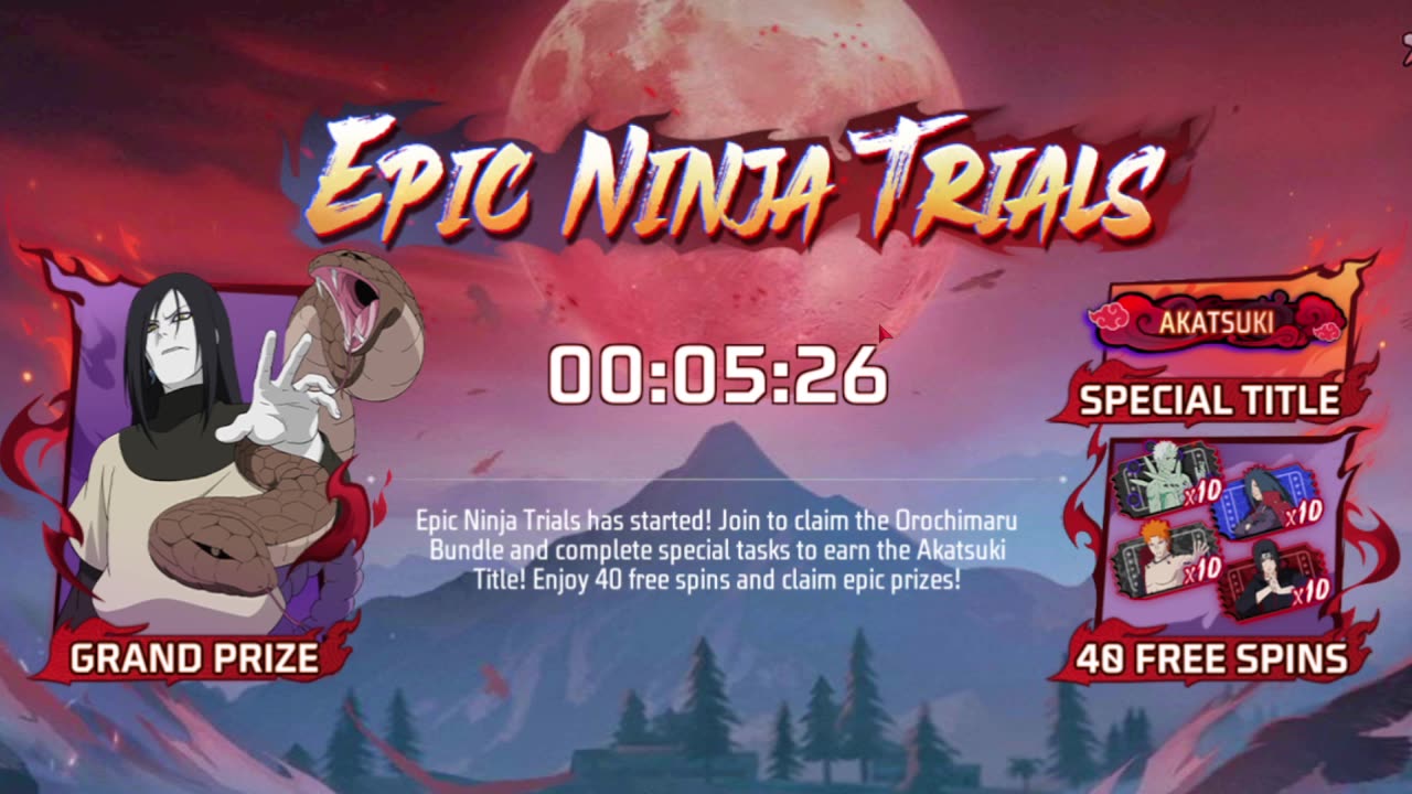 Epic ninja trials