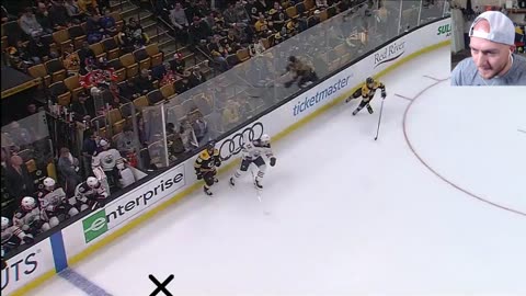 Backwards Wizardry: Pastrnak's Unbelievable Goal 🏒 18/100 Goal Review